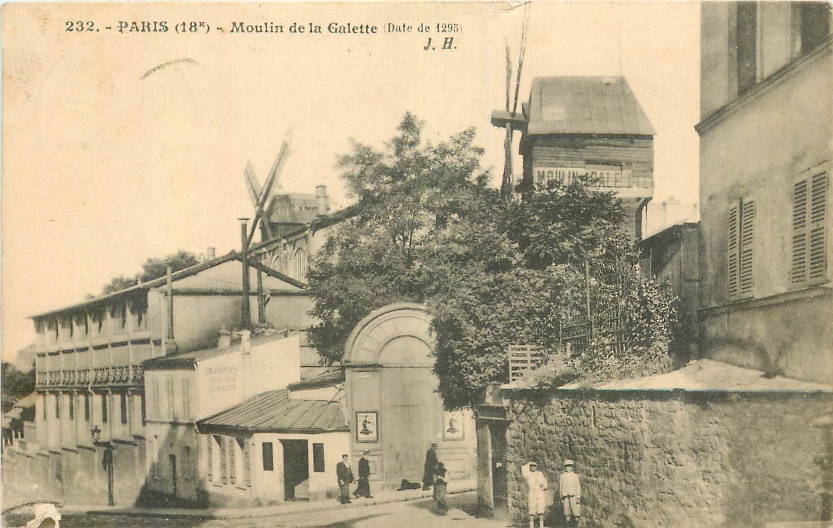 CPA Paris Moulin de la Galette 