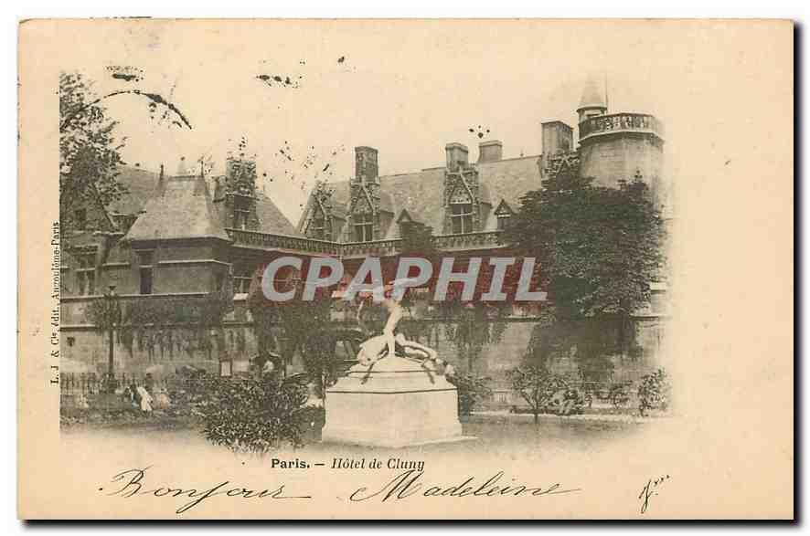 CPA Paris Hotel de Cluny 