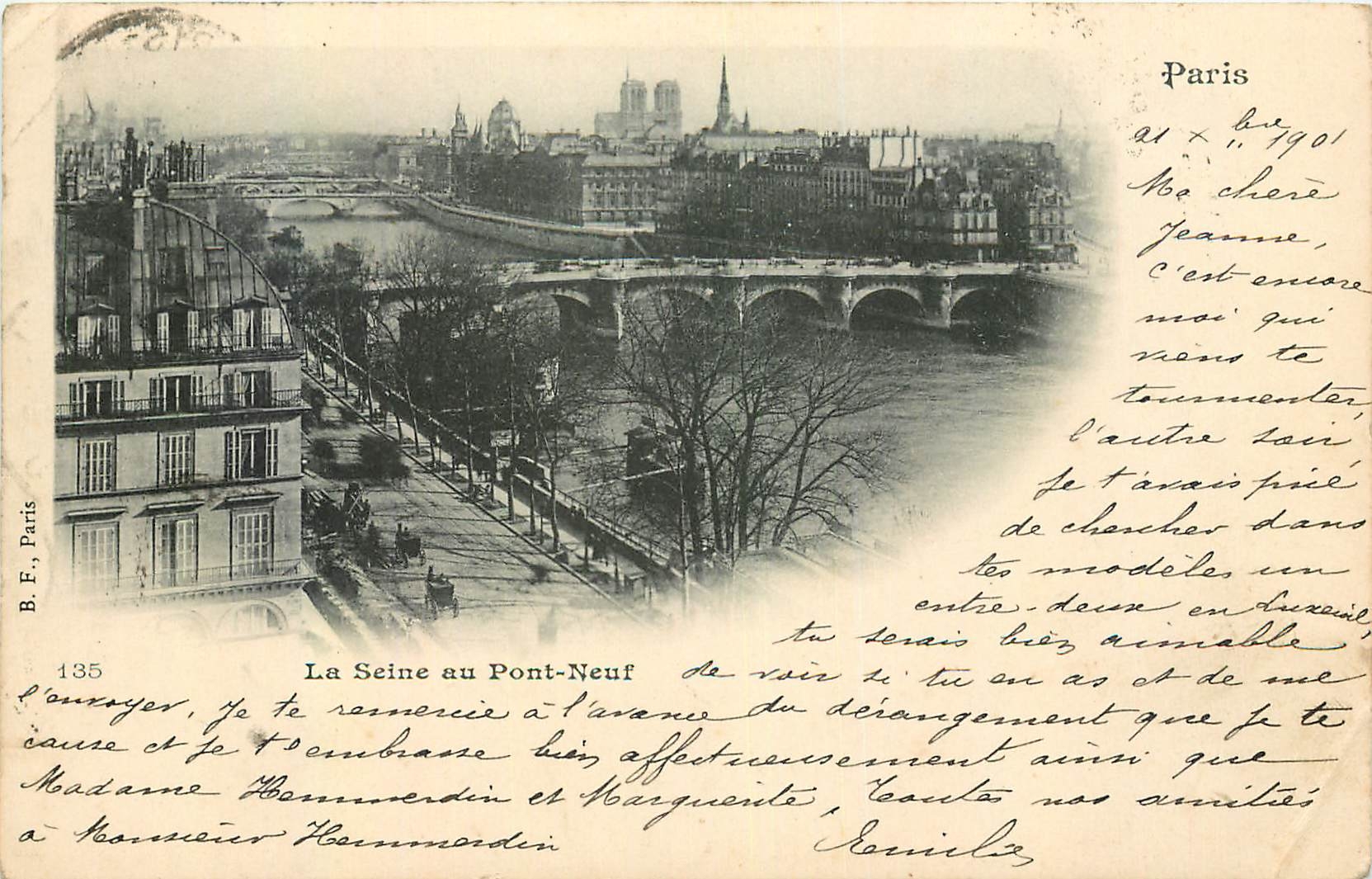 CPA Paris La Seine au Pont Neuf 