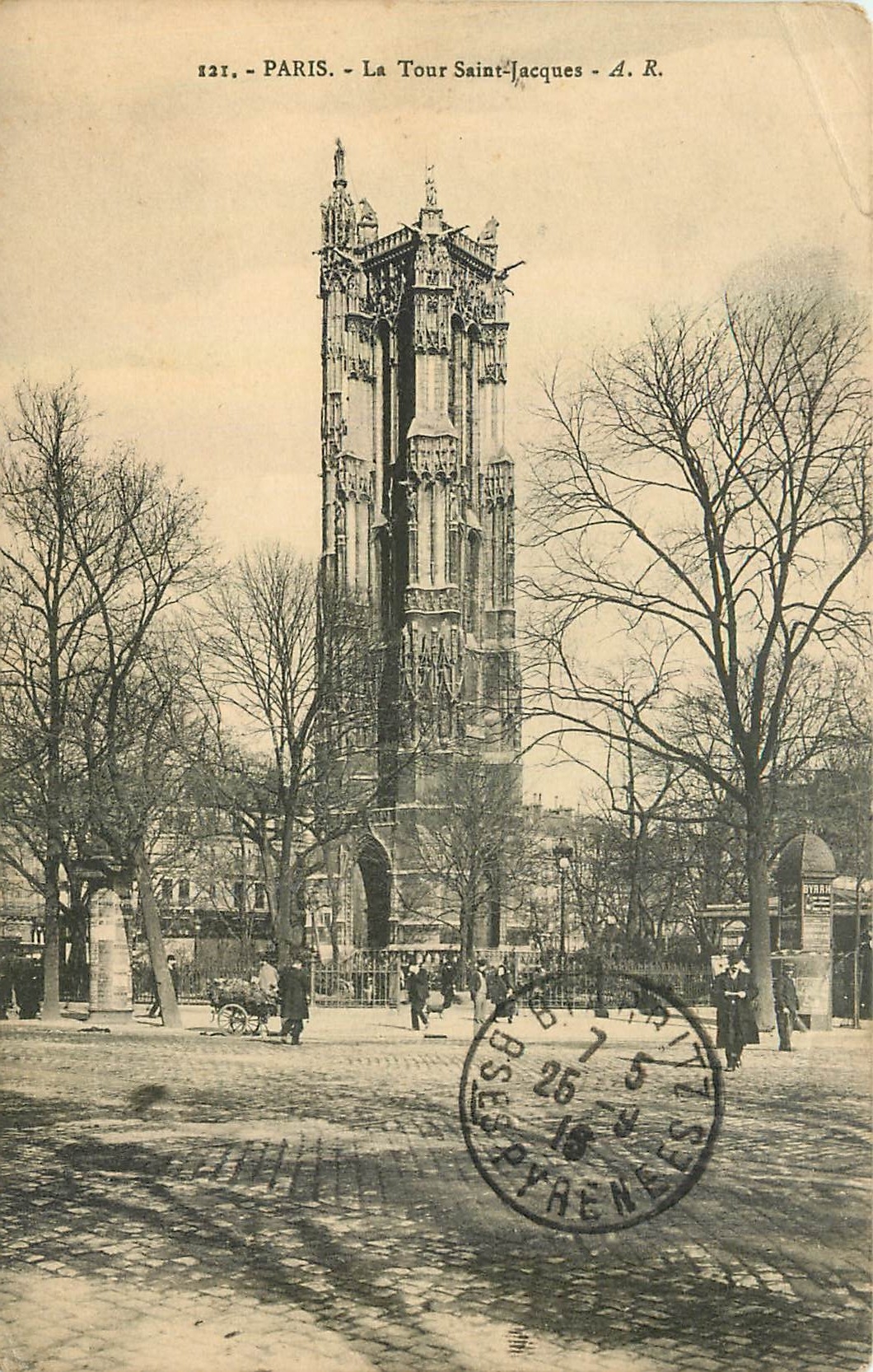 CPA Paris La Tour Saint Jacques 