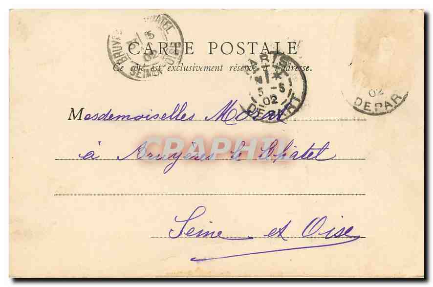CPA Paris Eglise N D des Victoires  — Rückseite