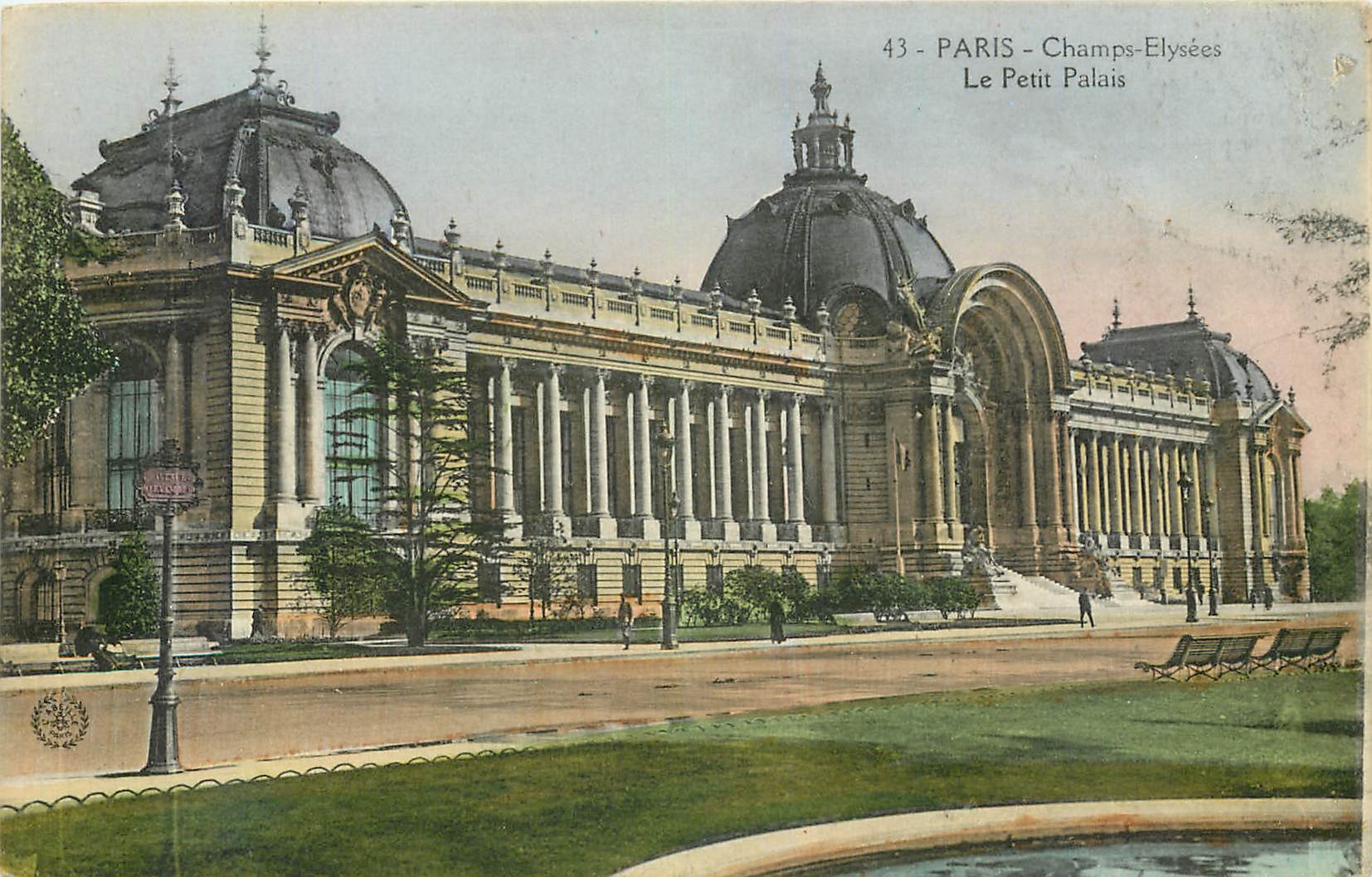 CPA Paris Champs Elysees le petit palais 