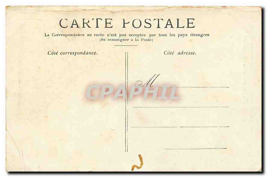 CPA Paris La Bastille et la Colonne de Juillet  — Rückseite