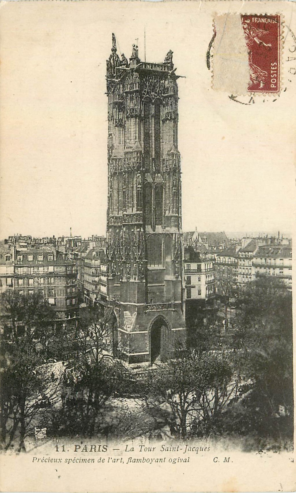 CPA Paris La Tour Saint Jacques 