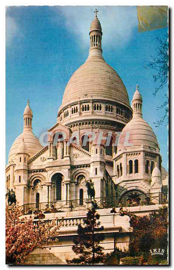 CPA Paris La Basilique du Sacre Coeur de Montmartre 
