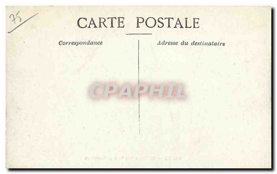 CPA Paris Le Pont des Arts et l'Institut  — Rückseite