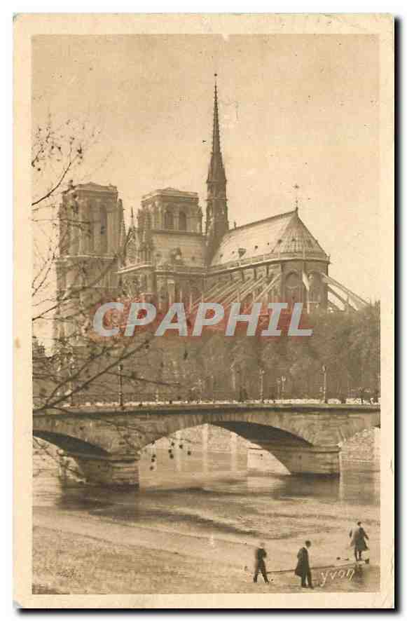 CPA Paris en flanant L'Abside de Notre Dame de Paris 