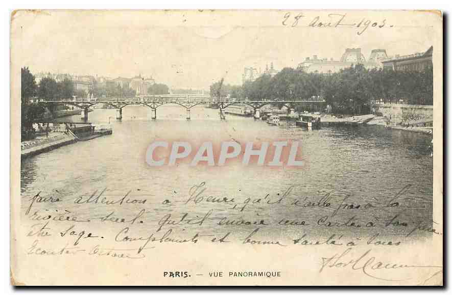 CPA Paris Vue panoramique 