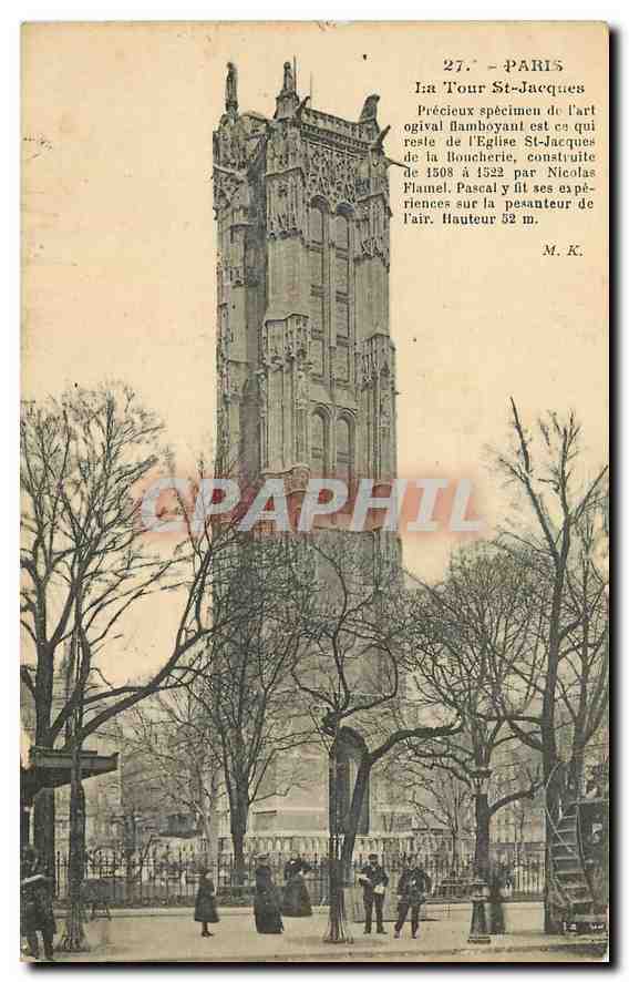 CPA Paris La Tour St Jacques 