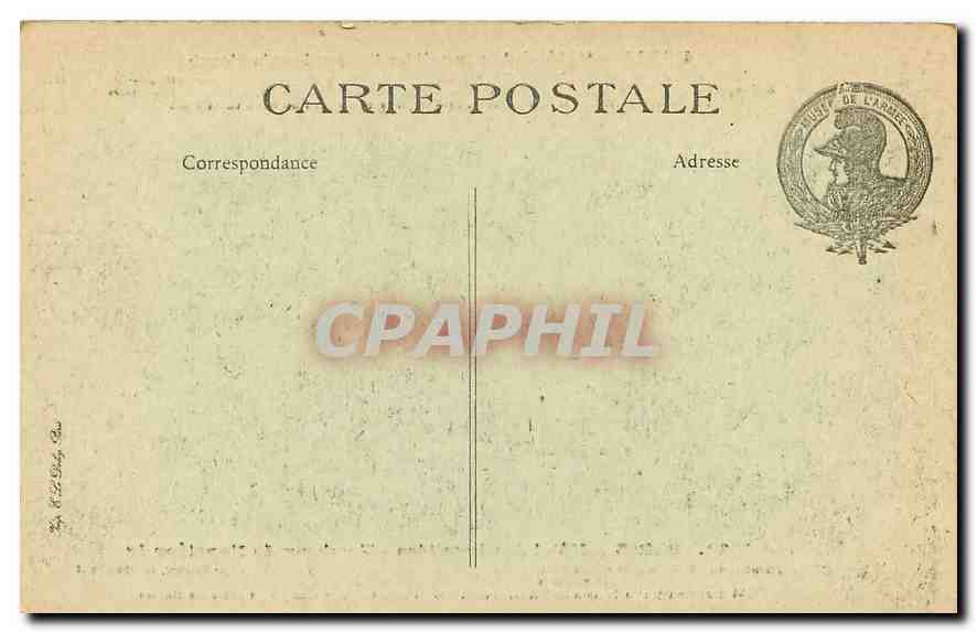 CPA Paris Hotel des Invalides Tombeau de Napoleon I  — Rückseite