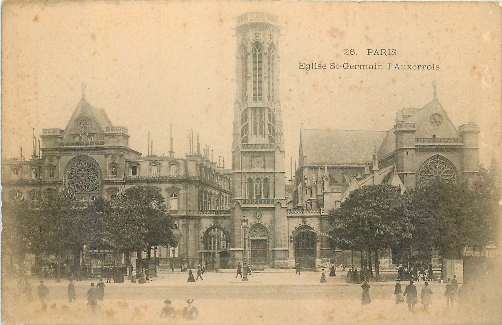 CPA Paris Eglise St Germain l'Auxerrois 