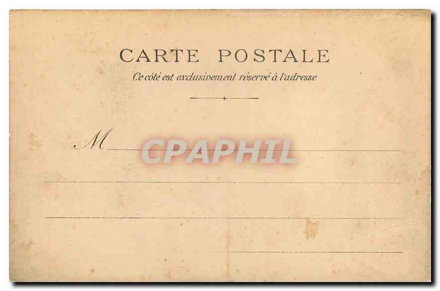 CPA Paris Eglise St Germain l'Auxerrois  — Verso