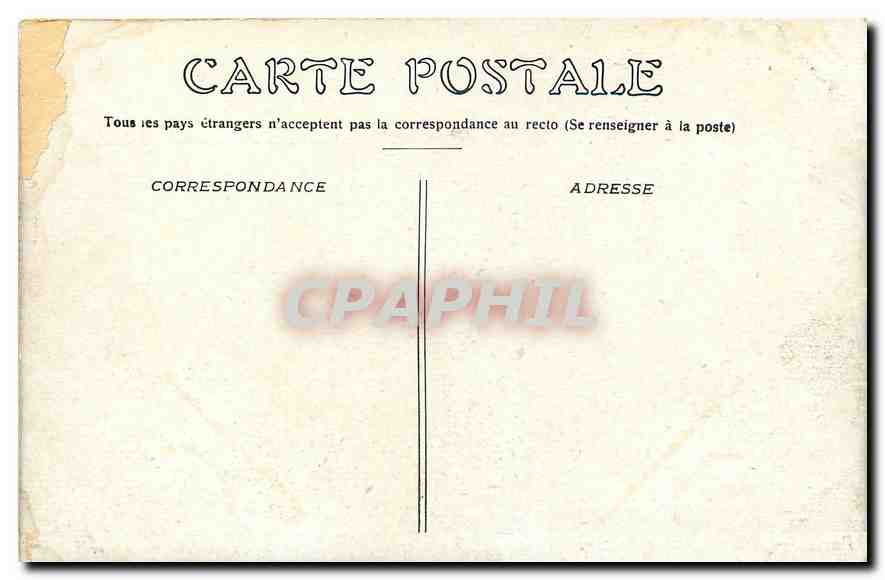 CPA Paris Rue de Rivoli et les Tuileries  — Rückseite
