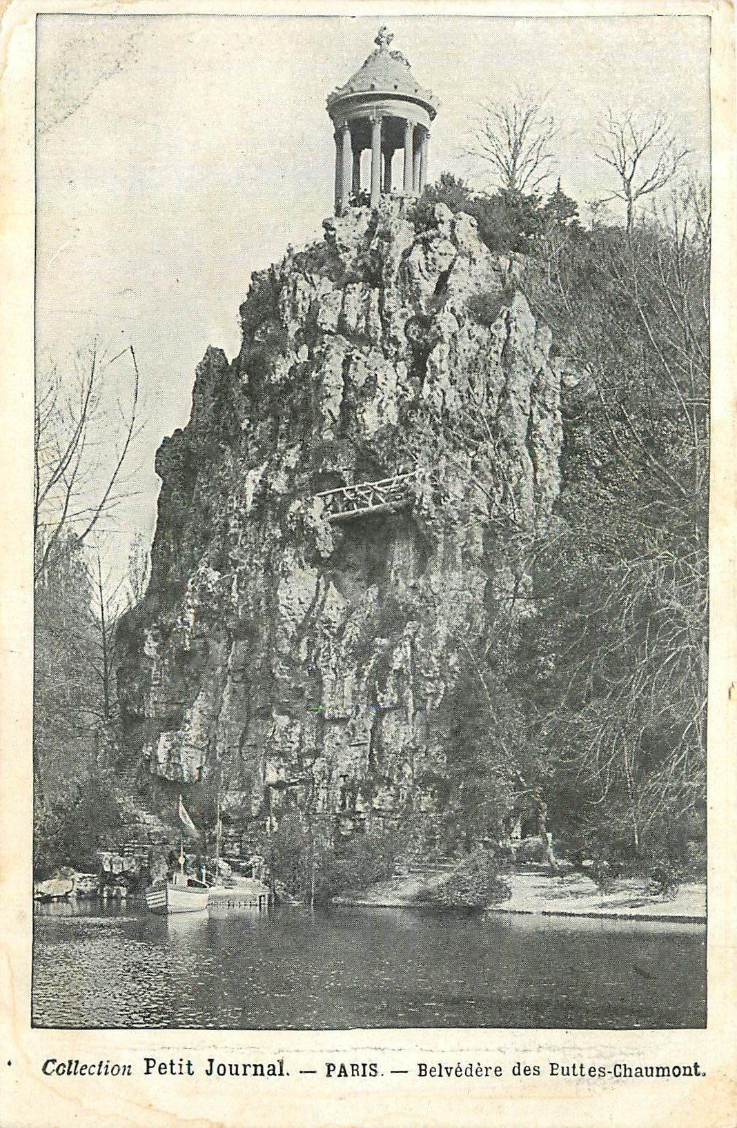 CPA Collection Petit Journal Paris Belvedere des Buttes Chaumont 