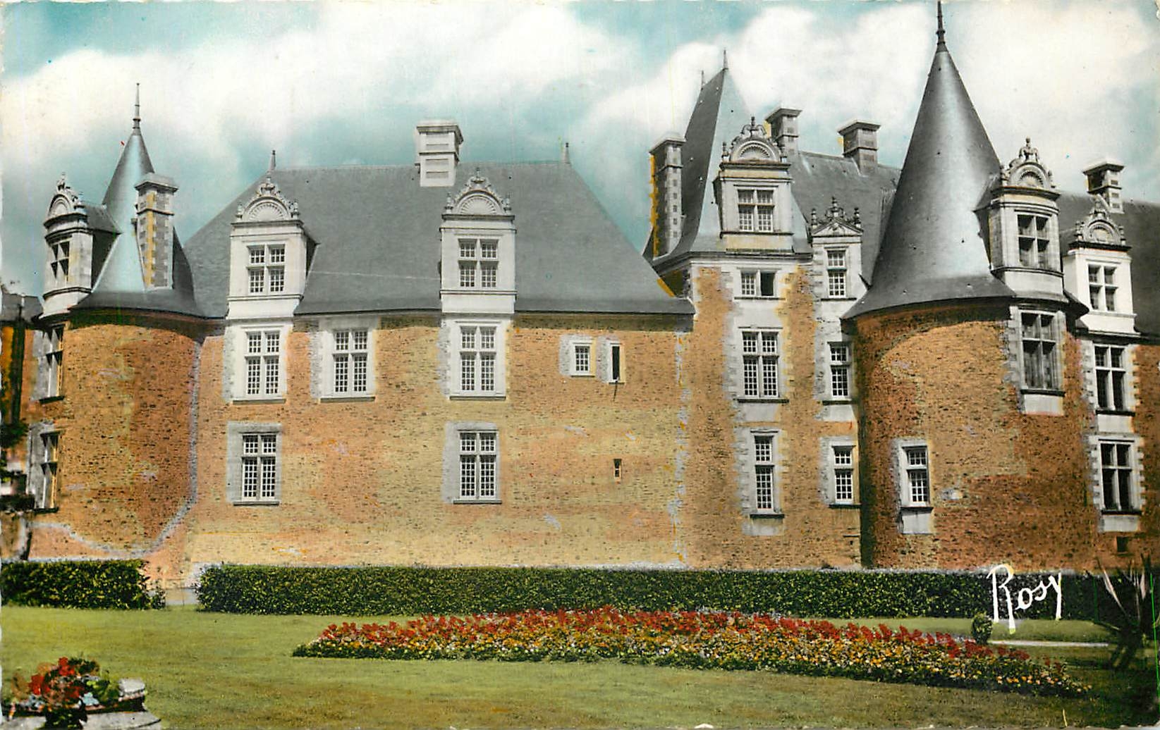 CPA Chateaubriant Le Chateau pris du Jardin 
