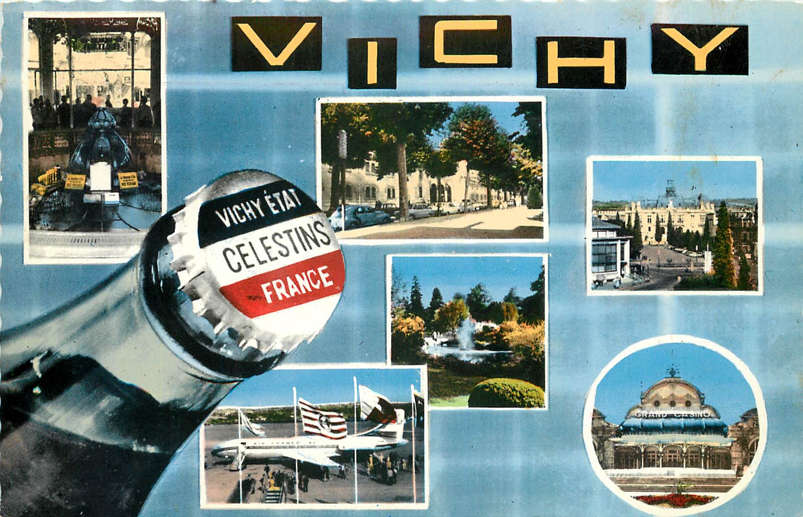 Vichy — États de Vichy, Grand Casino, Bassin des Cygnes — Éditions Normacolor