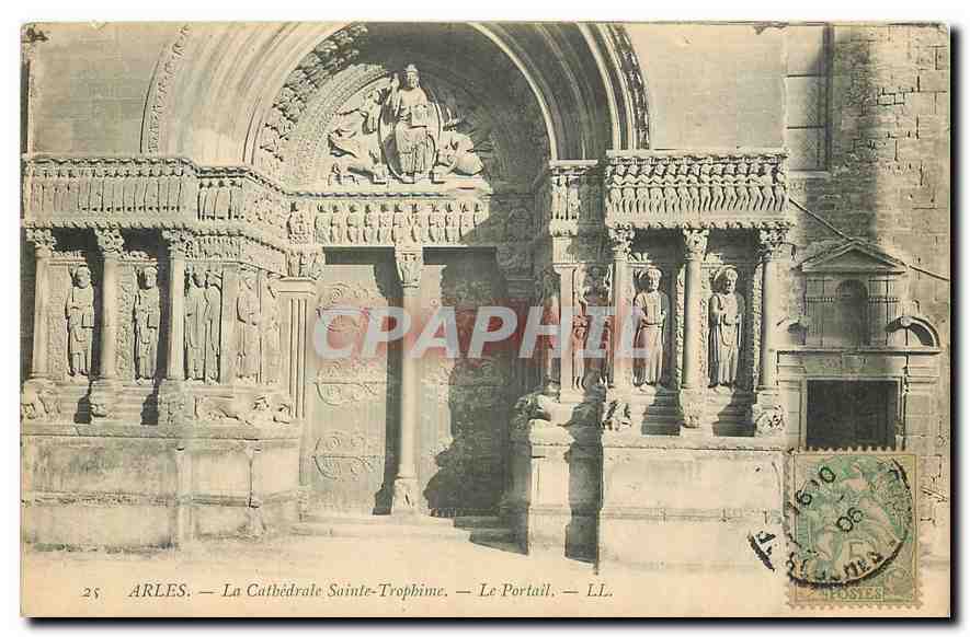 Arles — La Cathédrale Sainte-Trophime — Le Portail — LL.
