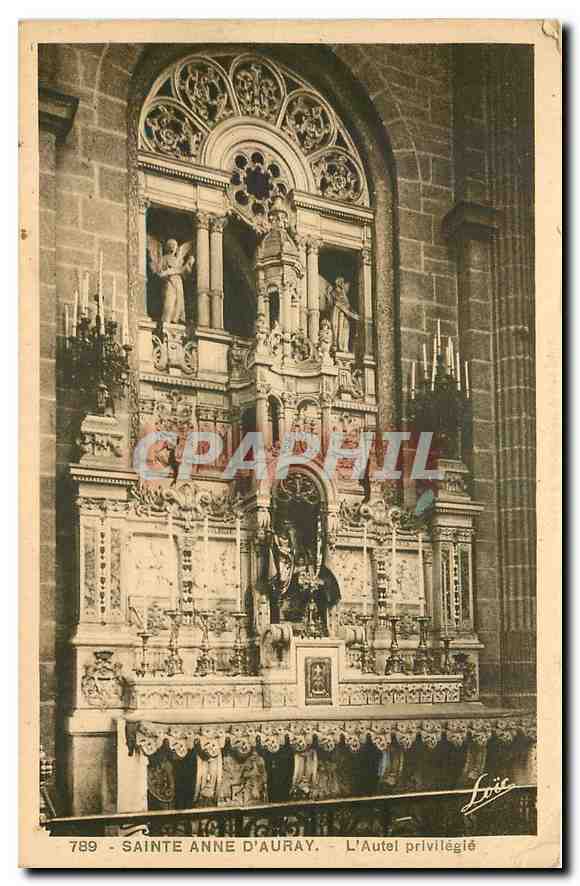 CPA Sainte Anne d'Auray L'Autel privilegie 