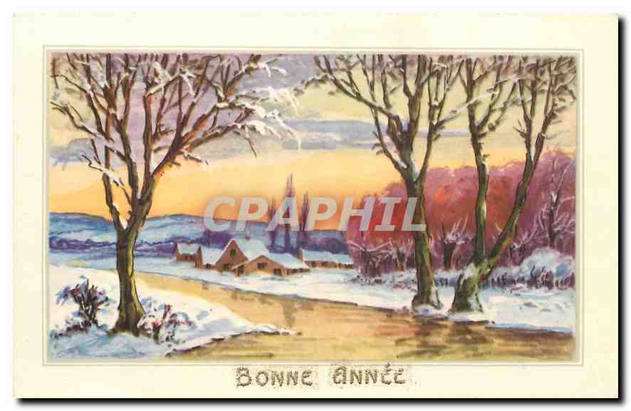CPA Bonne Annee 