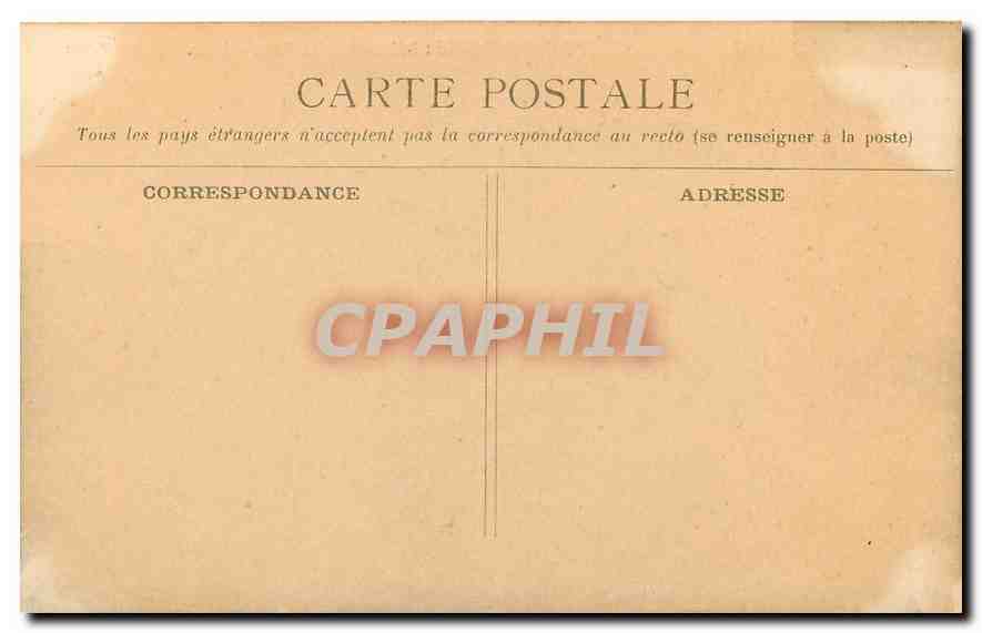 CPA La Cite de Carcassonne Defenses de la Porte d'Aude  — Verso
