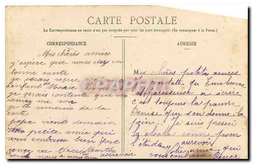 Versailles - Bassin de Neptune — P. & O. Paris, n° 186 — Rückseite