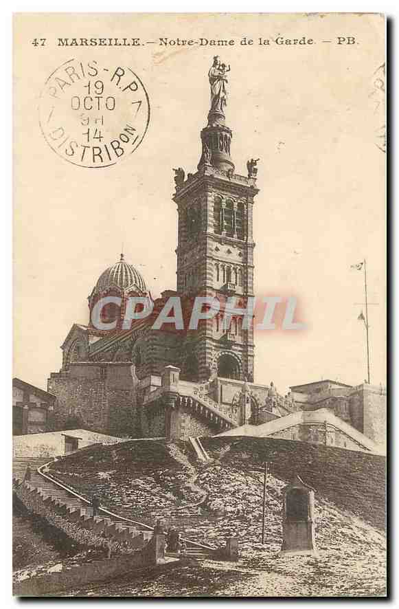 CPA Marseille Notre Dame de la Garde 