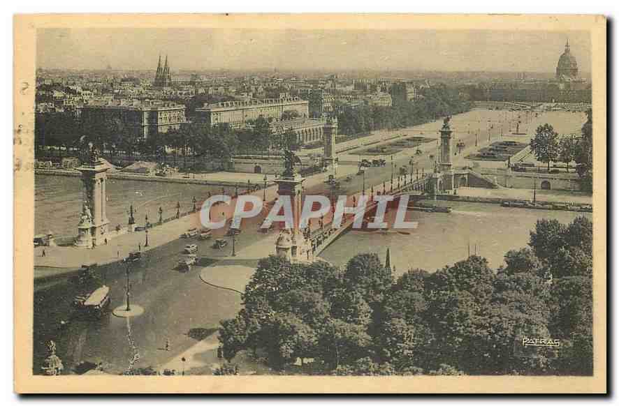 CPA Les Jolis Coins de Paris Le Pont Alexandre III et l'Esplanade des Invalides 