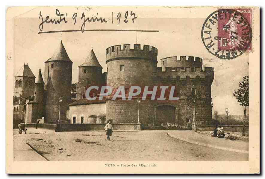 CPA Metz Porte des Allemands 
