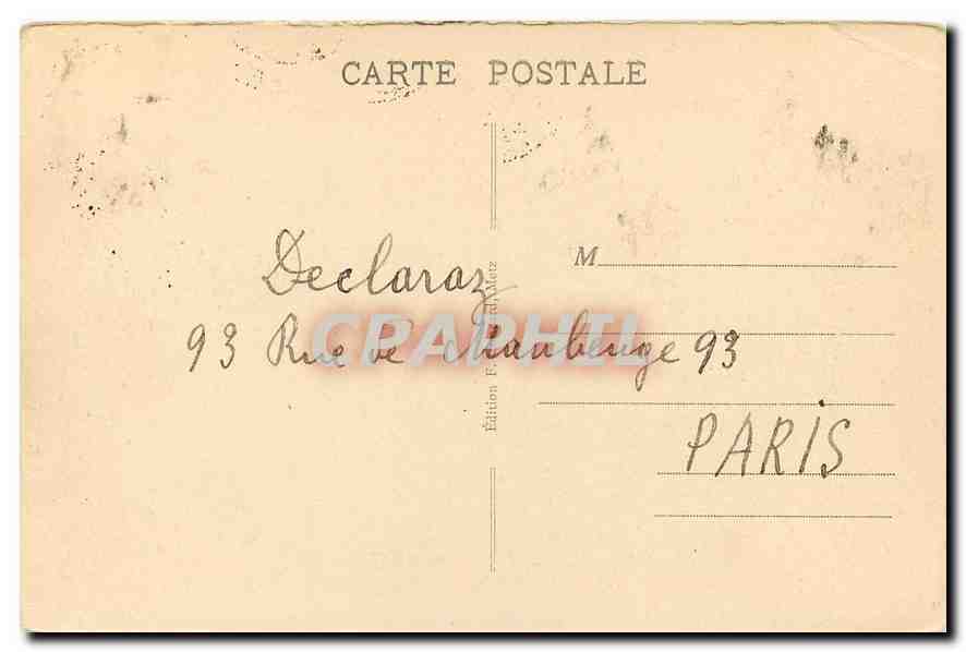 CPA Metz Porte des Allemands  — Rückseite