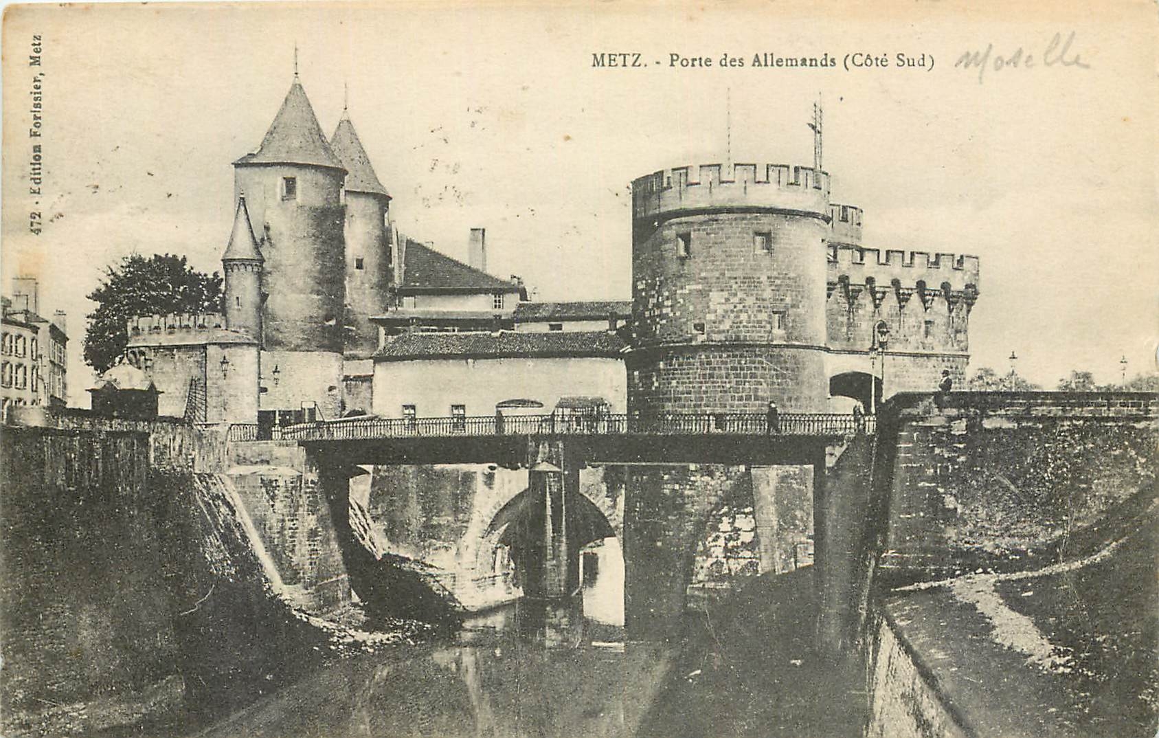 CPA Metz Porte des Allemands Cote Sud 