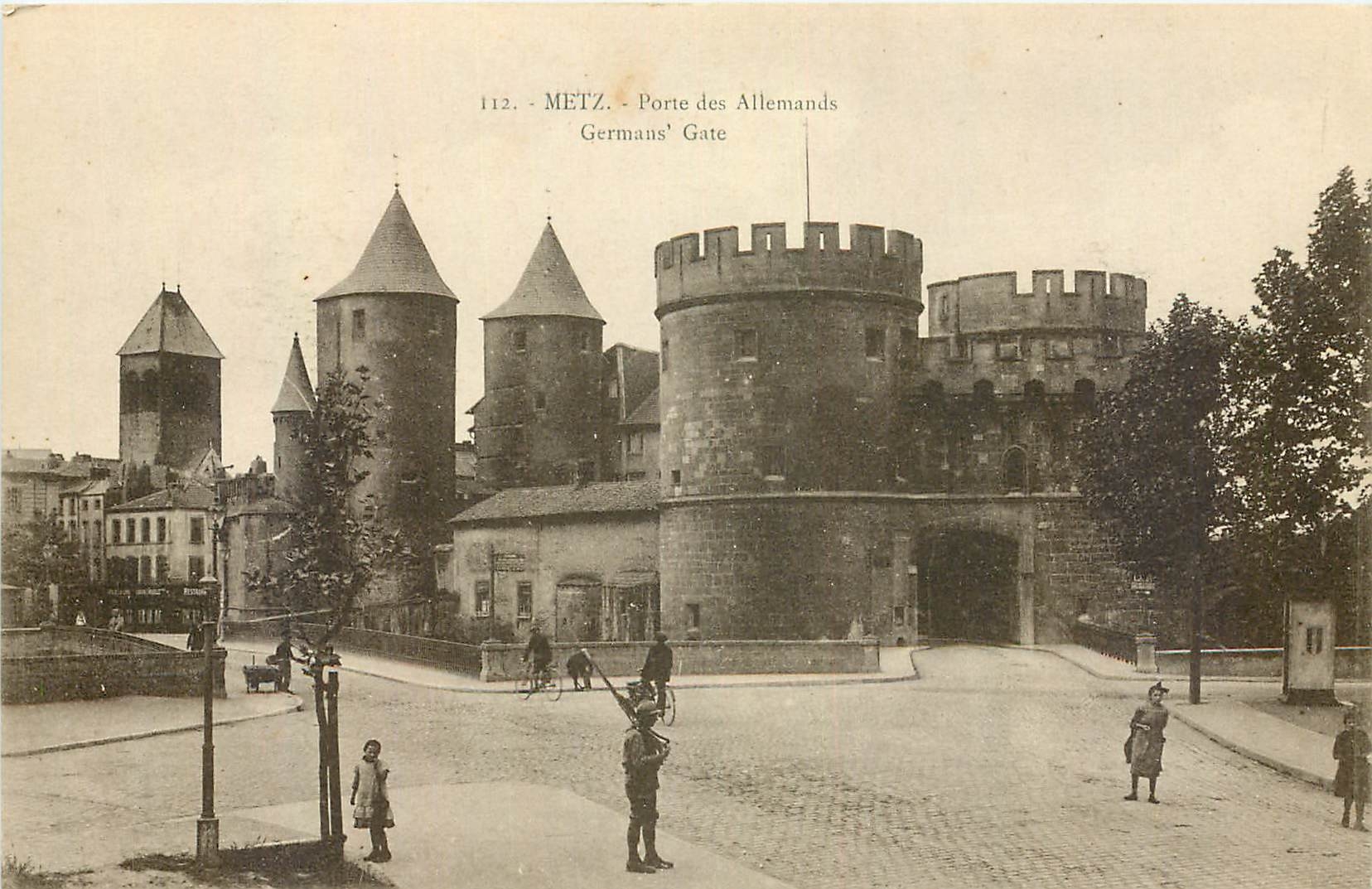 CPA Metz Porte des Allemands 