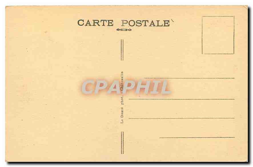 CPA Locronan Entree de la Place par la Route de Chateaulin  — Rückseite