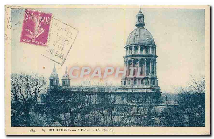 CPA Boulogne sur Mer La Cathedrale 