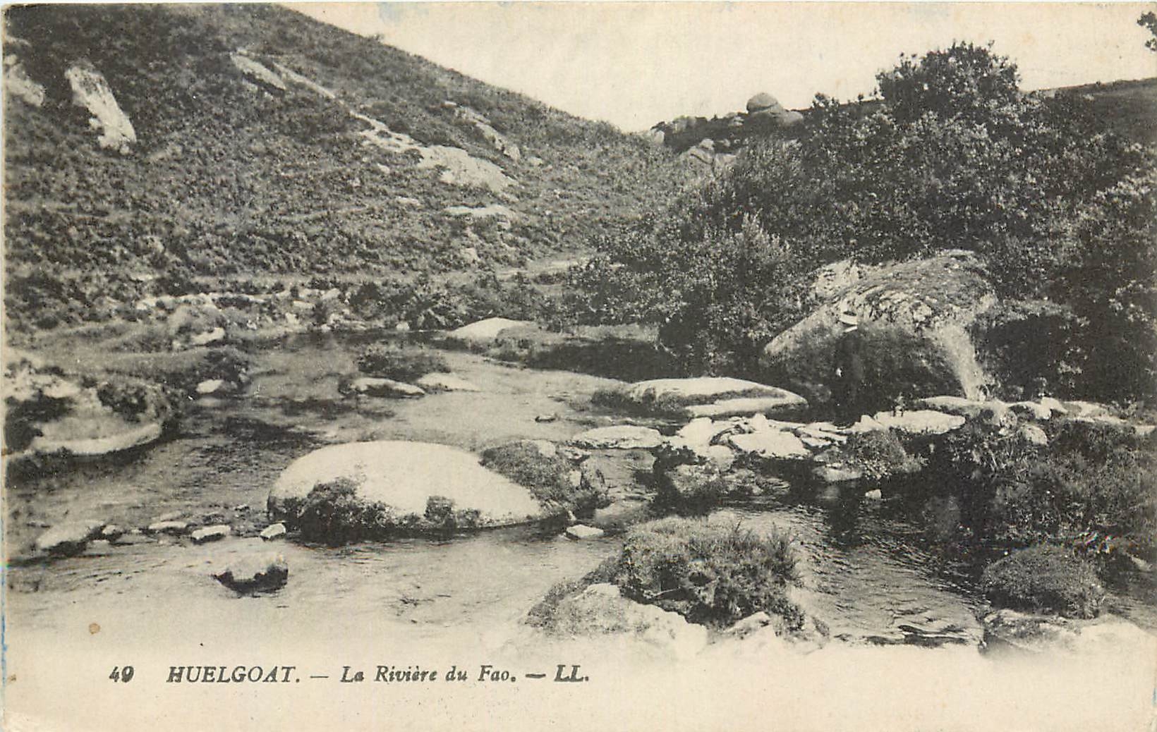 CPA Huelgoat La Riviere du Fao 