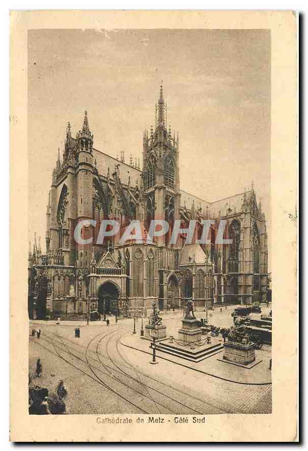 CPA Cathedrale de Metz Cote Sud 