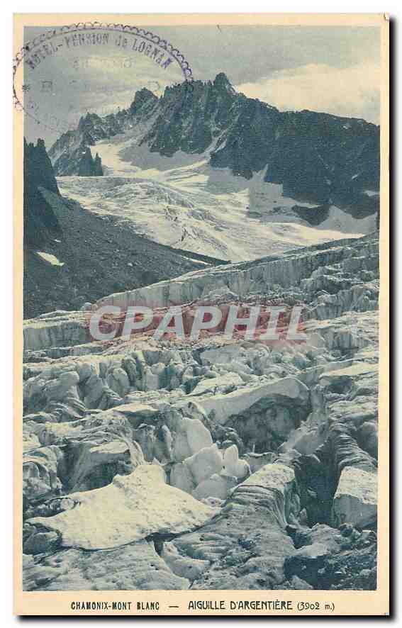 CPA Chamonix Mont Blanc Aiguille d'Argentiere 