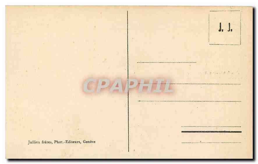 CPA Argentieres Le Glacier et l'Aiguille du Chardonnet  — Rückseite