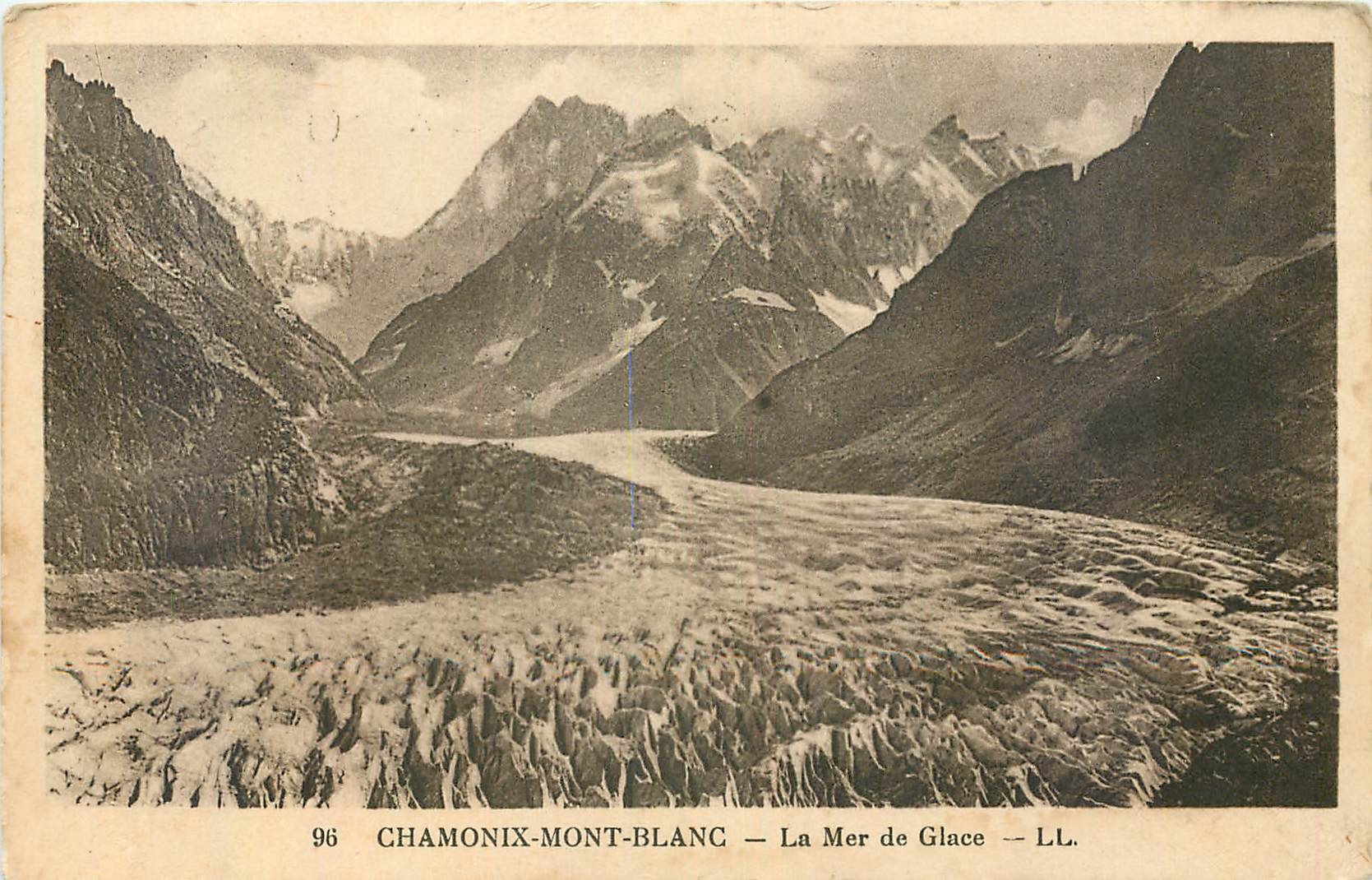 CPA Chamonix Mont Blanc La Mer de Glace 