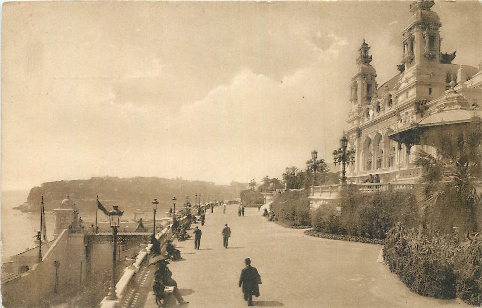CPA Monte Carlo Le Casino et les Terrasses 