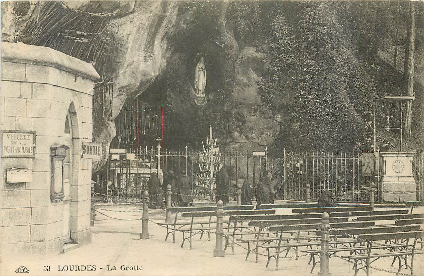 CPA Lourdes la Grotte 