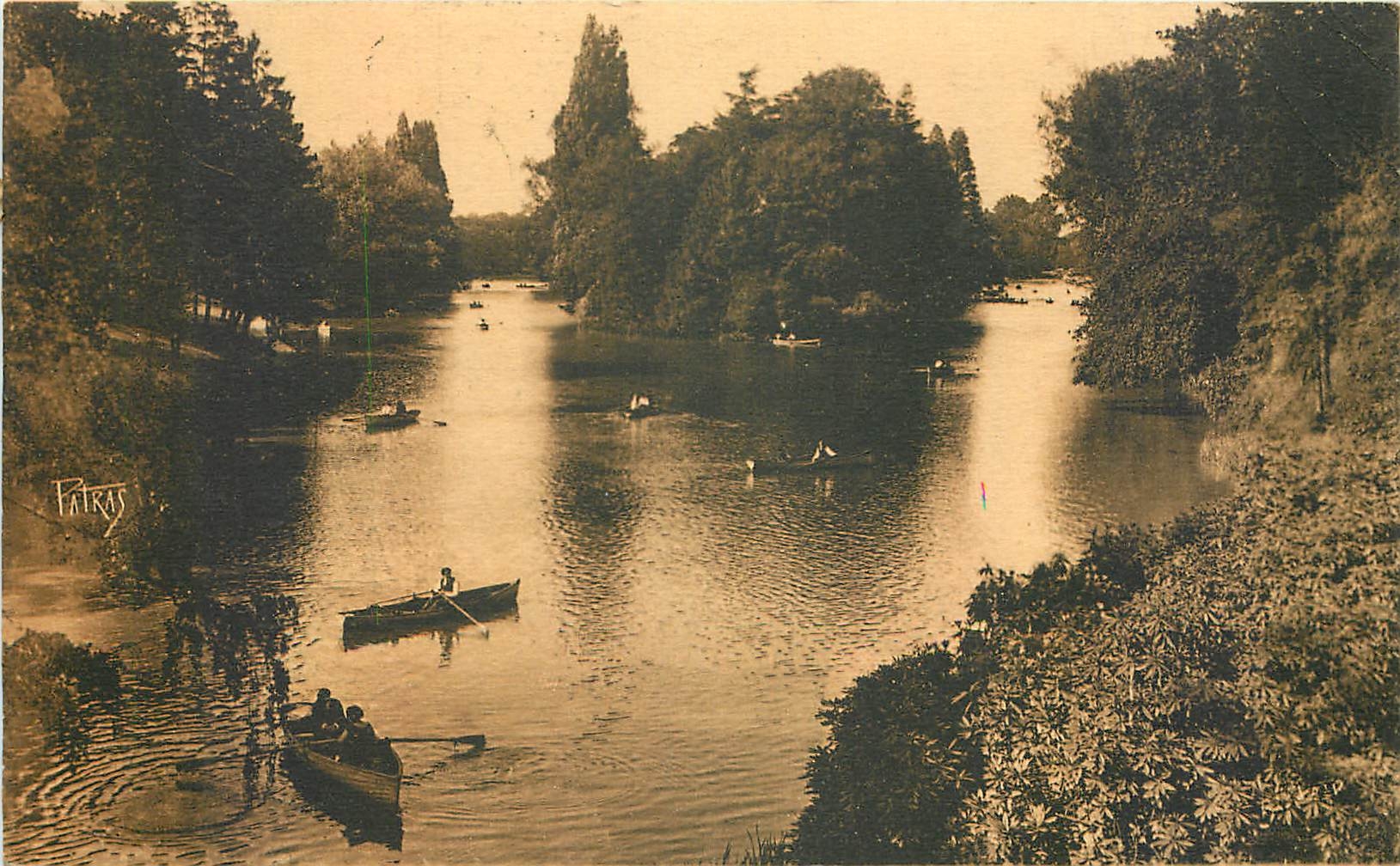 CPA Les belles choses de France Paris Bois de Boulogne le lac inferieur 