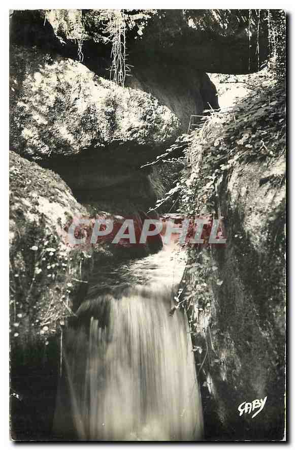 CPA Le Huelgoat Finistere la Cascade du Gouffre 