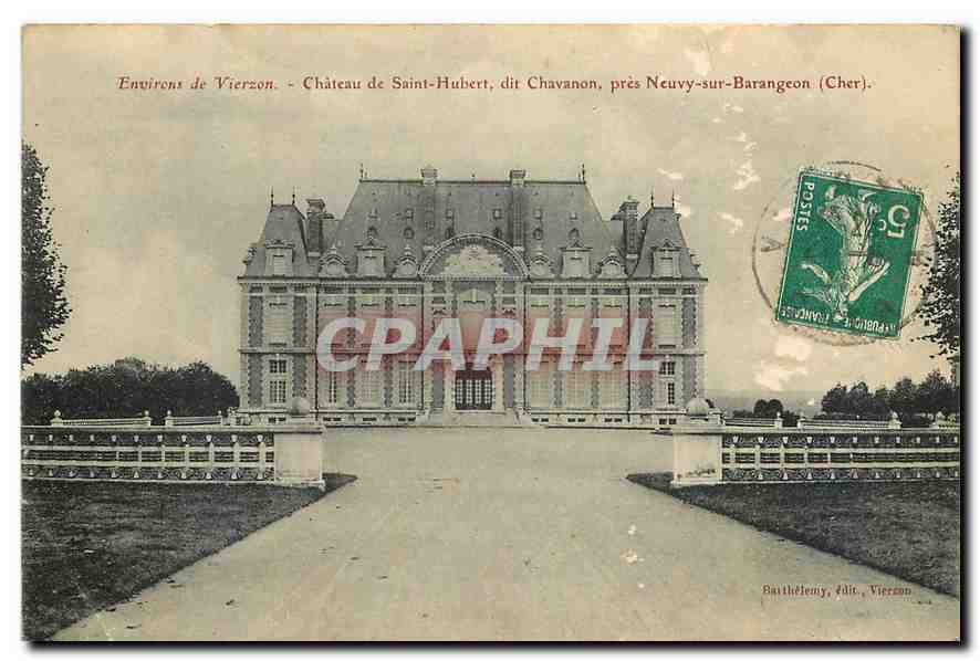CPA Environs de Vierzon Chateau de Saint Hubert Cher 