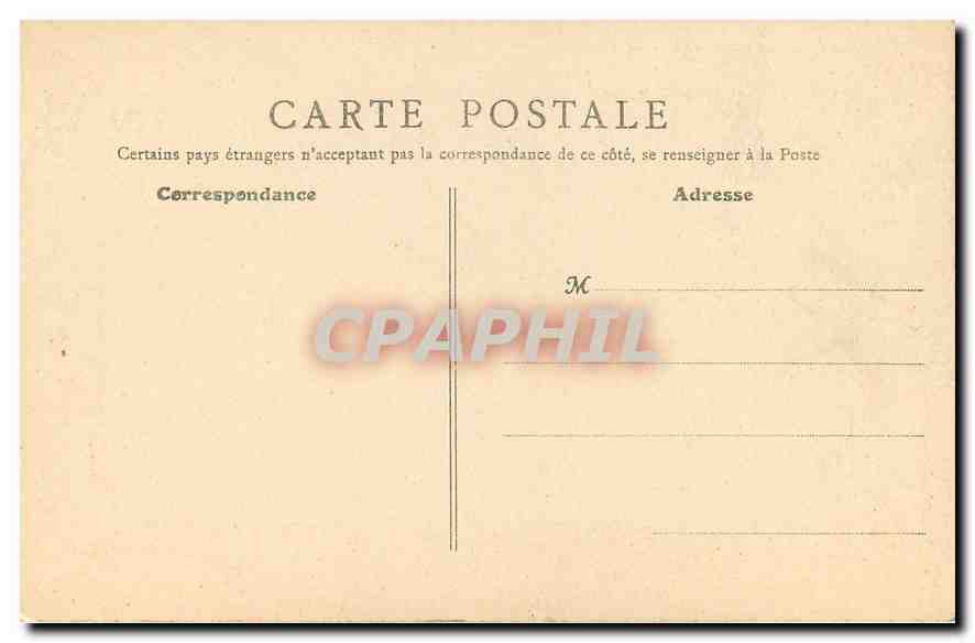 CPA Chateau de Maintenon la tour ronde  — Rückseite