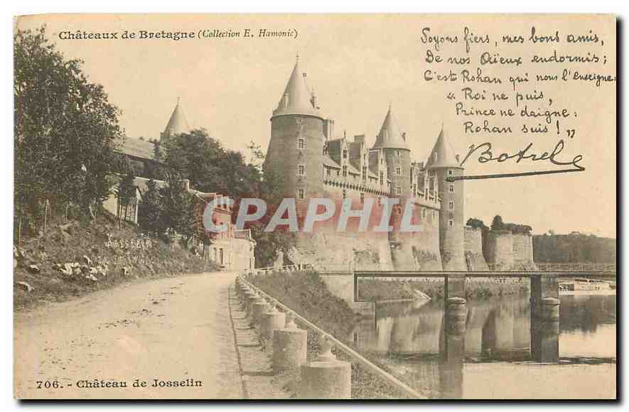 CPA Chateau de Bretagne Chateau de Josselin Botrel