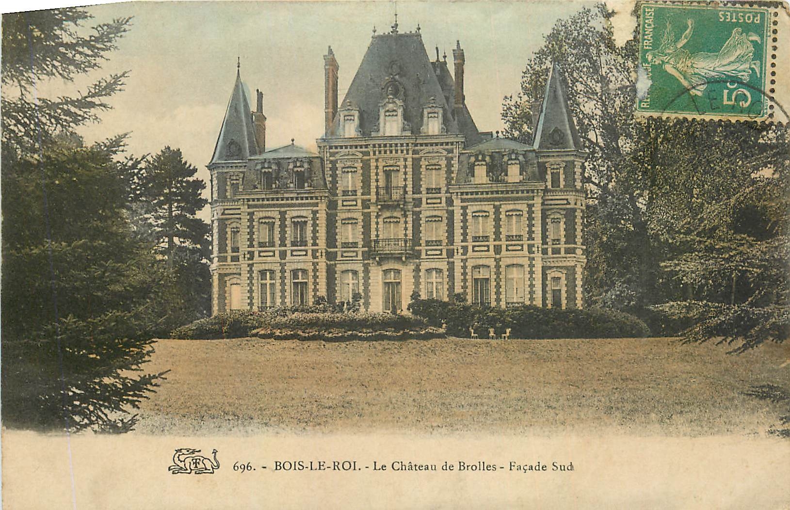 CPA Bois le Roi le Chateau de Brolles facade sud 