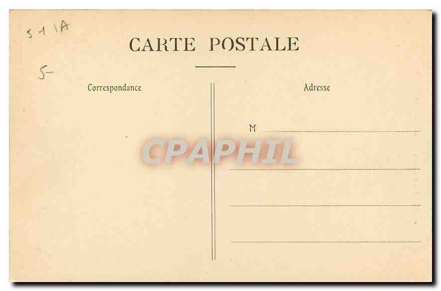 CPA Reims College St Joseph la Chapelle  — Rückseite