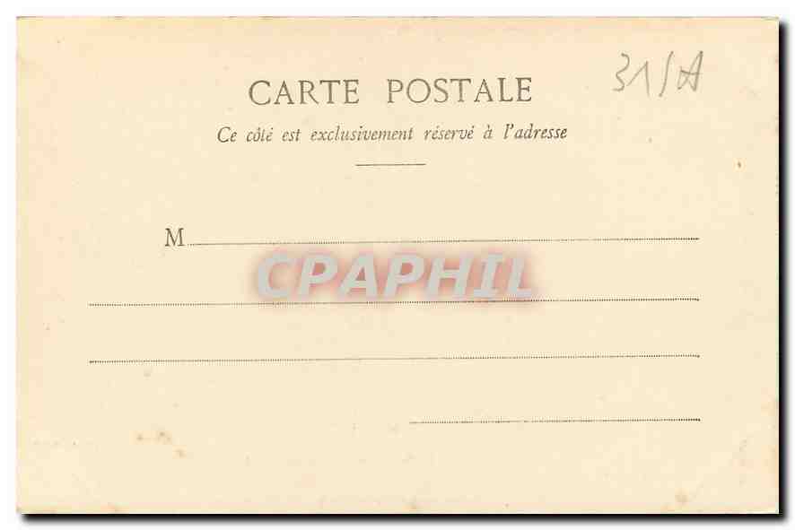 CPA Luchon la Vallee et le torrent du Lus  — Verso