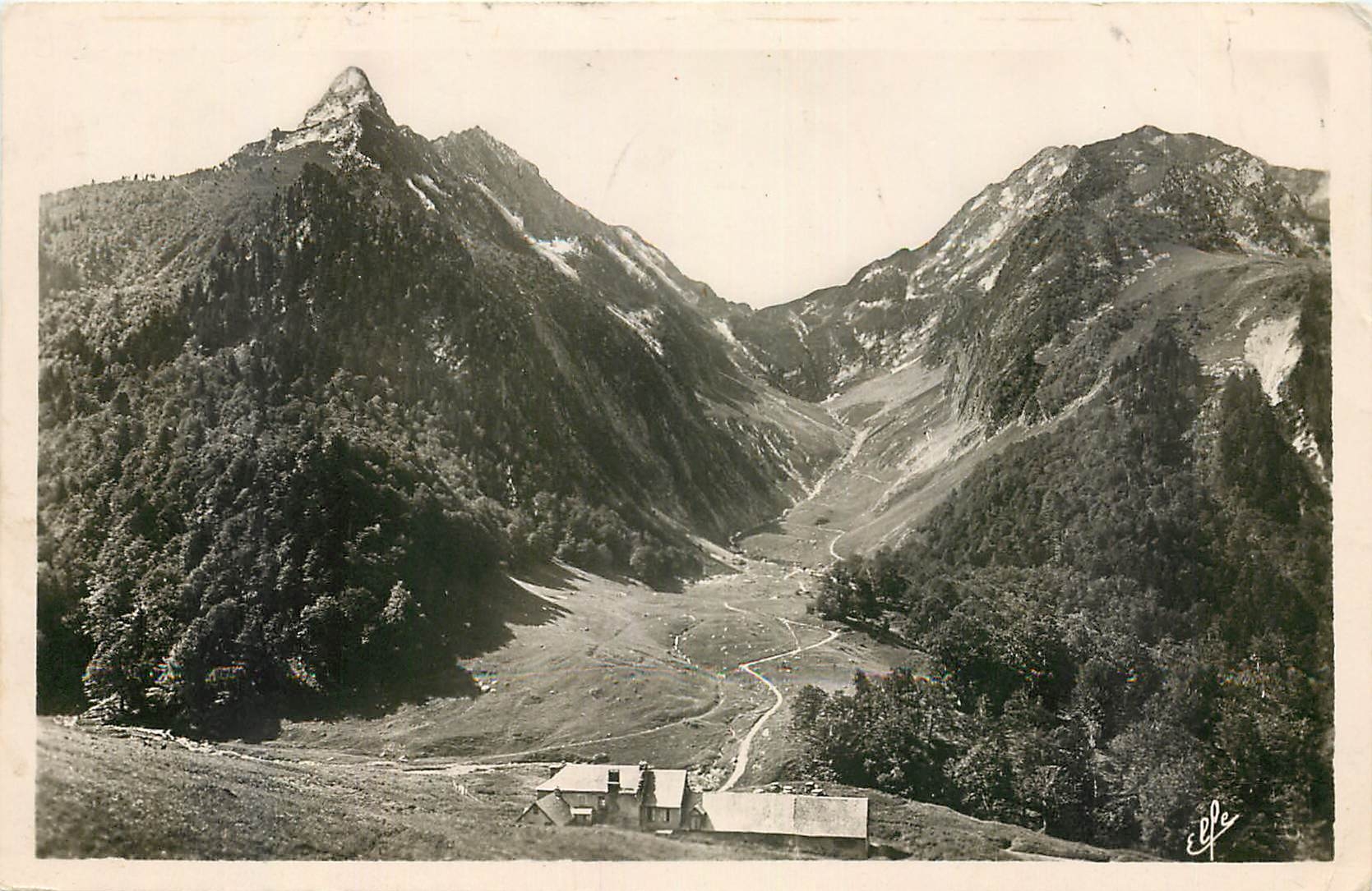 CPA Luchon Hte Garone l'Hospice et le Port de Venasque 
