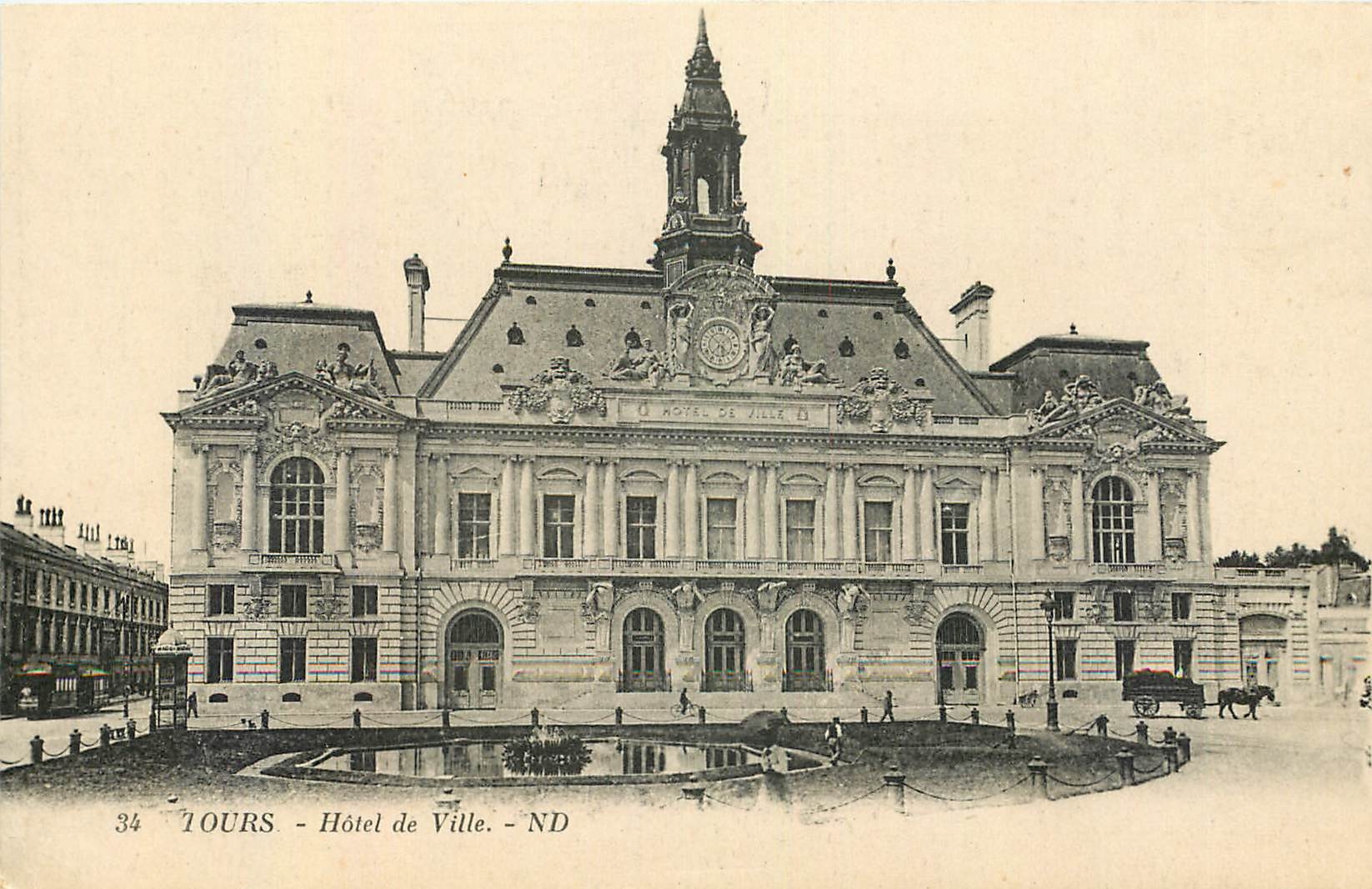 CPA Tours Hotel de Ville 